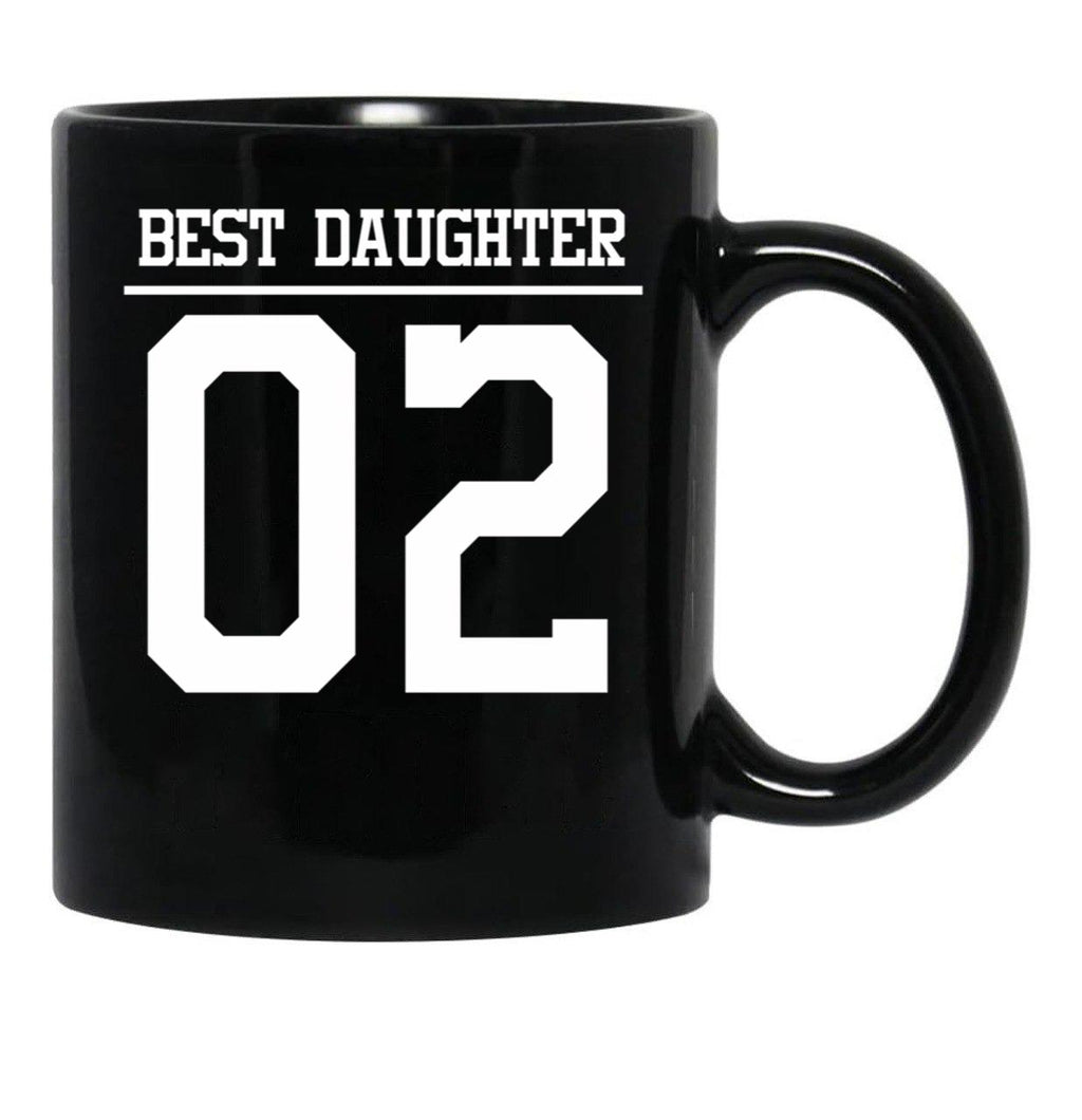 Best Daughter 02 Black Coffee Mug - Black