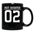 Best Daughter 02 Black Coffee Mug - Black