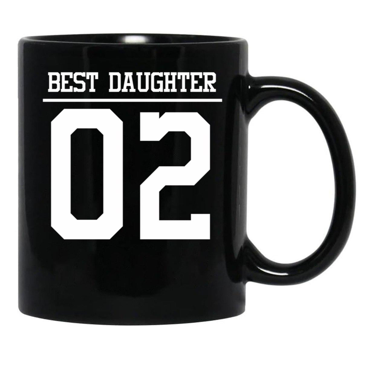 Best Daughter 02 Black Coffee Mug - Black