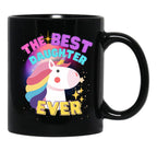 Best Daughter Ever V2- International Children'S Day Black Coffee Mug - Black