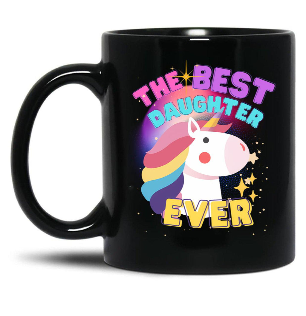 Best Daughter Ever V2- International Children'S Day Black Coffee Mug