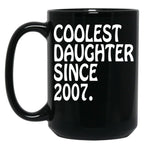 Best Daughter TMug Coolest Daughter 2007 Daughter Gift Black Coffee Mug