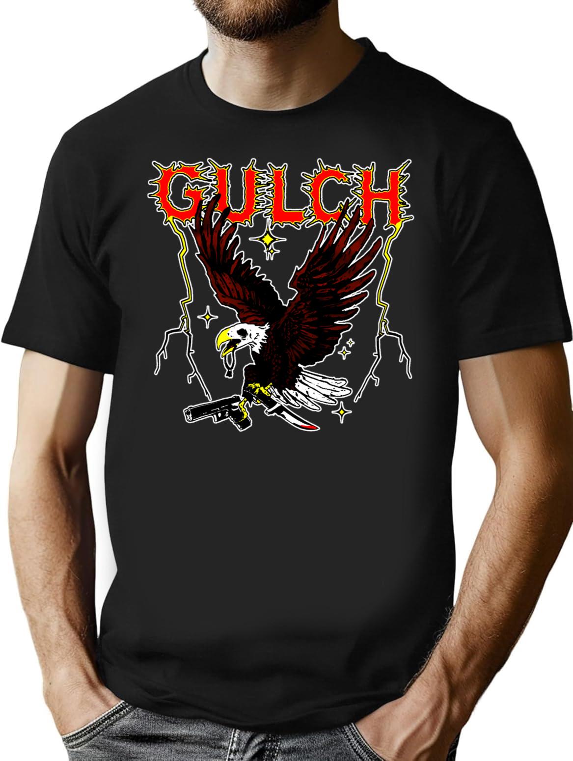 Best Design Album Gulch Band T-Shirt for Men & Women, T-Shirts Graphic Tee - Black