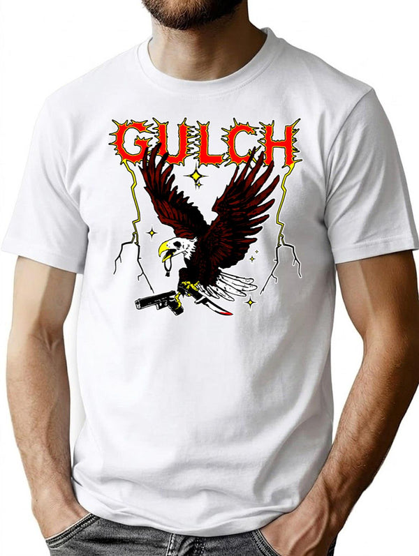 Best Design Album Gulch Band T-Shirt for Men & Women, T-Shirts Graphic Tee - White