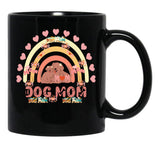 Best Dog Mom Funny Mama Is For Dog Lovers A Cute Dog Mom With A Beautiful Heart Black Coffee Mug, Gift Coffee Mug - Black