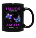 Best Family Memorial Butterflies Couple Mug In Loving Memory Mug Black Coffee Mug - Black