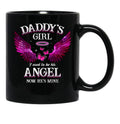 Best Family Memorial Dad Daughter Mug Daddy'S Girl Fathers Day Birthday Mug Black Coffee Mug - Black