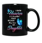 Best Family Memorial Daughter Remembrance Dad Mom In Loving Memory Black Coffee Mug - Black