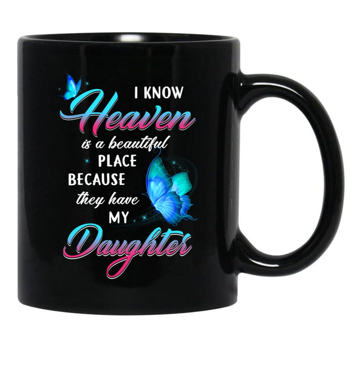 Best Family Memorial Daughter Remembrance Dad Mom In Loving Memory Black Coffee Mug - Black