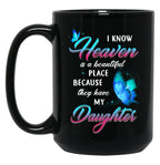 Best Family Memorial Daughter Remembrance Dad Mom In Loving Memory Black Coffee Mug