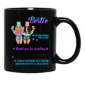 Best Friends Black Coffee Mug - Black