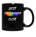 Best Gay Daughter Ever Rainbow Color Splash For Pride Month In Black Black Coffee Mug - Black