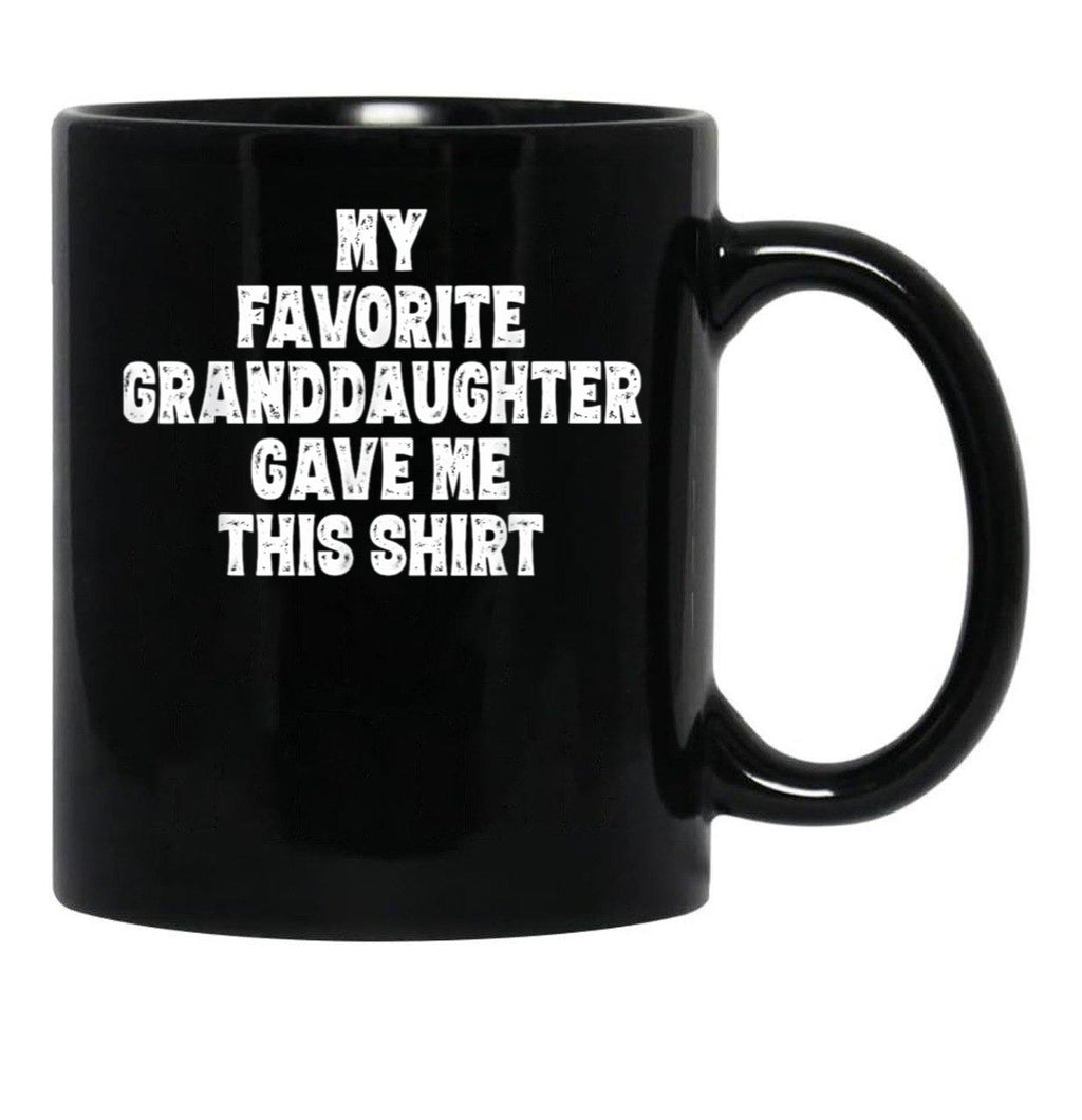 Best Granddaddy Ever Gifts From Granddaughter Grandson Black Coffee Mug - Black