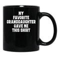 Best Granddaddy Ever Gifts From Granddaughter Grandson Black Coffee Mug - Black