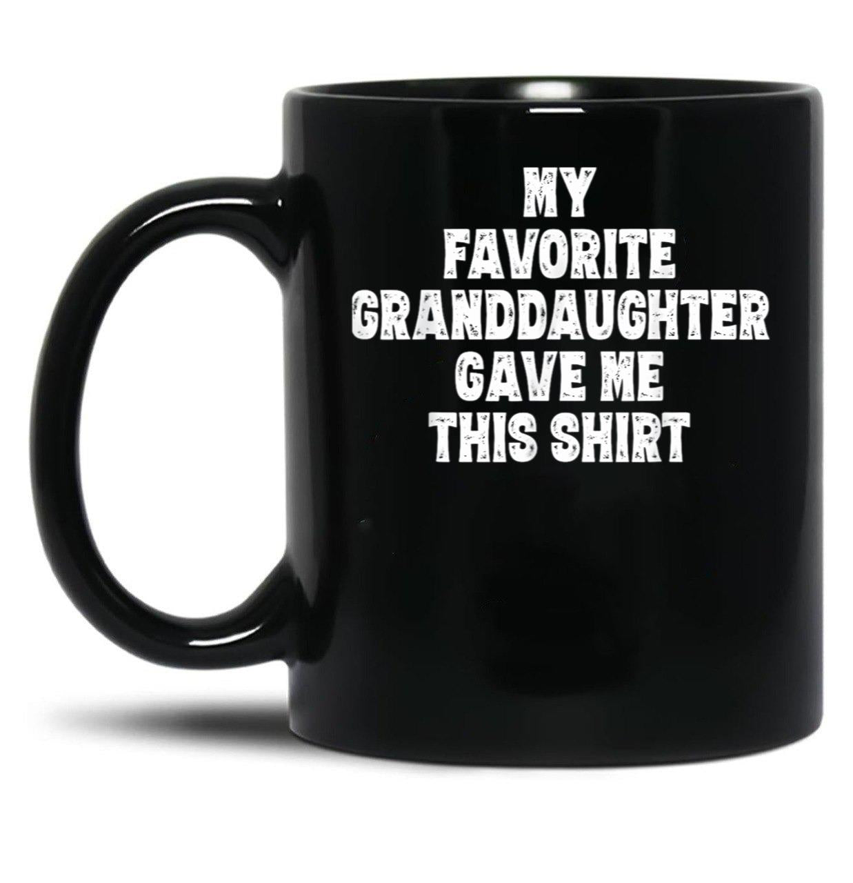 Best Granddaddy Ever Gifts From Granddaughter Grandson Black Coffee Mug