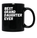 Best Granddaughter Ever Design 6 Black Coffee Mug - Black