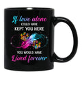 Best In Loving Memory Dog Paws Pet Memorial Angel Dog Remembrance Black Coffee Mug - Black