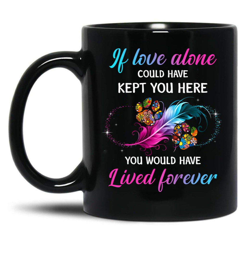 Best In Loving Memory Dog Paws Pet Memorial Angel Dog Remembrance Black Coffee Mug
