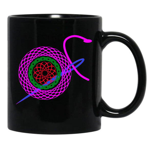 Best Knitting Mom Ever-Funny Black Coffee Mug, Gift Coffee Mug - Black