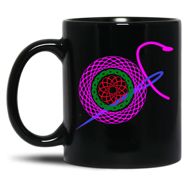 Best Knitting Mom Ever-Funny Black Coffee Mug, Gift Coffee Mug - Black