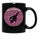 Best Knitting Mom Ever I Cat Black Coffee Mug, Gift Coffee Mug - Black