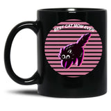 Best Knitting Mom Ever I Cat Black Coffee Mug, Gift Coffee Mug - Black