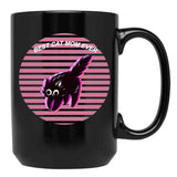Best Knitting Mom Ever I Cat Black Coffee Mug, Gift Coffee Mug
