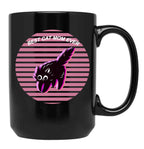 Best Knitting Mom Ever I Cat Black Coffee Mug, Gift Coffee Mug