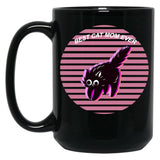 Best Knitting Mom Ever I Cat Black Coffee Mug, Gift Coffee Mug