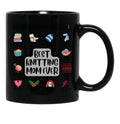 Best Knitting Mom Ever-My Mom'S List Black Coffee Mug, Gift Coffee Mug - Black