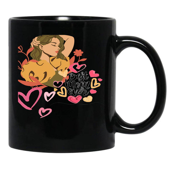 Best Knitting Mom Ever New Black Coffee Mug, Gift Coffee Mug - Black