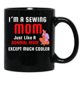 Best Knitting Mom Ever (3) Black Coffee Mug, Gift Coffee Mug - Black