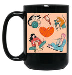 Best Knitting Mom Ever (4) Black Coffee Mug, Gift Coffee Mug