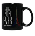 Best Knitting Mom Ever Black Coffee Mug, Gift Coffee Mug - Black