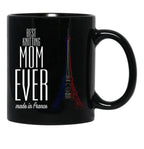 Best Knitting Mom Ever Black Coffee Mug, Gift Coffee Mug - Black
