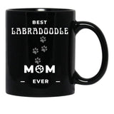 Best Labradoodle Mom Ever Black Coffee Mug, Gift Coffee Mug - Black
