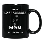 Best Labradoodle Mom Ever Black Coffee Mug, Gift Coffee Mug - Black