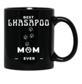 Best Lhasapoo Mom Ever Black Coffee Mug, Gift Coffee Mug - Black