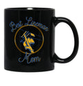 Best Lineman Mom Black Coffee Mug, Gift Coffee Mug - Black