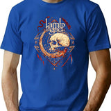 Best Logo'Lamb Of God T-Shirt for Men & Women, T-Shirts Graphic Tee - Blue