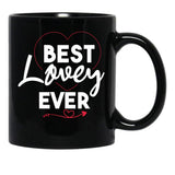 Best Lovey Grandma Mothers Day Lovey Grandmother Black Coffee Mug, Gift Coffee Mug - Black