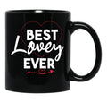 Best Lovey Grandma Mothers Day Lovey Grandmother Black Coffee Mug, Gift Coffee Mug - Black