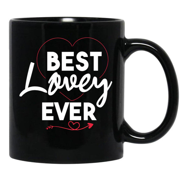 Best Lovey Grandma Mothers Day Lovey Grandmother Black Coffee Mug, Gift Coffee Mug - Black