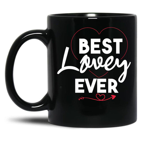 Best Lovey Grandma Mothers Day Lovey Grandmother Black Coffee Mug, Gift Coffee Mug - Black