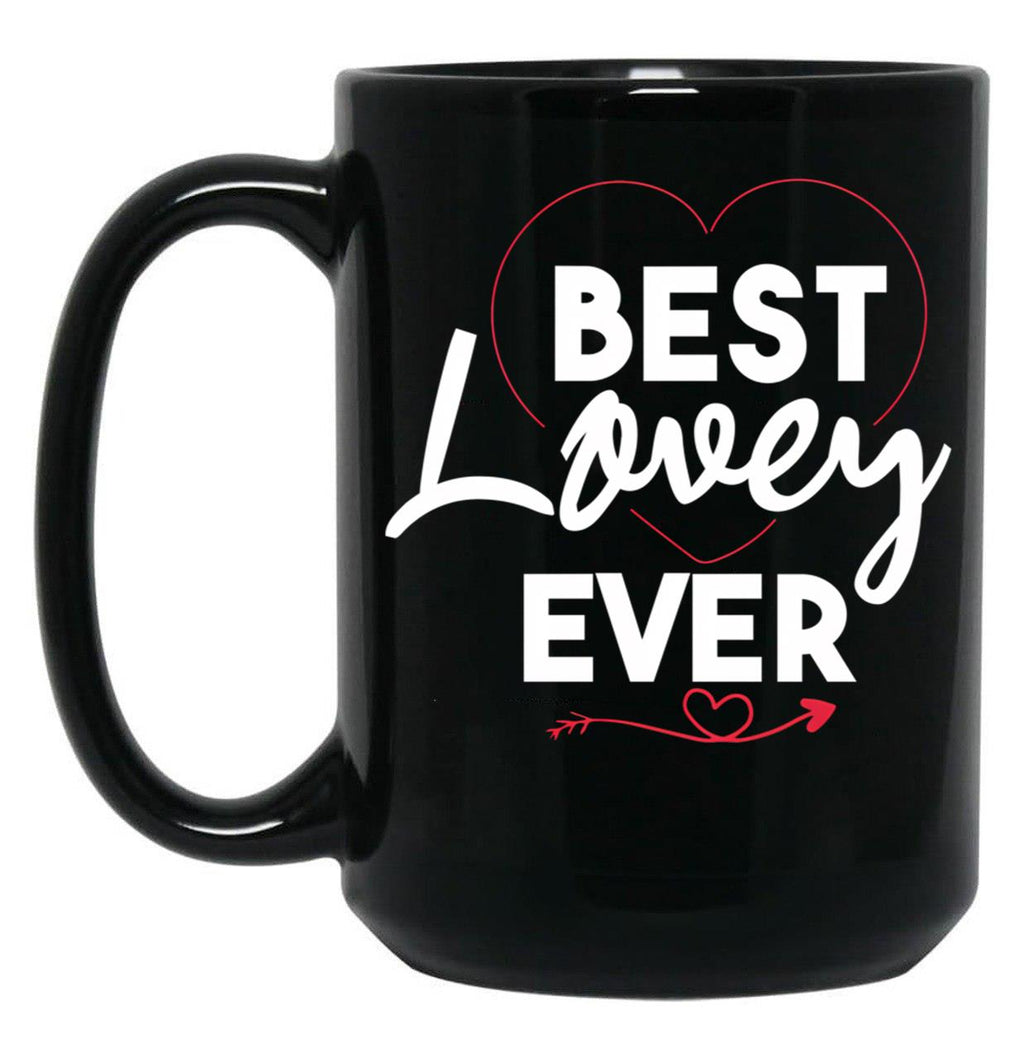 Best Lovey Grandma Mothers Day Lovey Grandmother Black Coffee Mug, Gift Coffee Mug