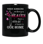Best Memorial Family Cross Faith Remembrance Family In Loving Memory Black Coffee Mug - Black