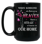 Best Memorial Family Cross Faith Remembrance Family In Loving Memory Black Coffee Mug