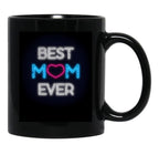 Best Mom Ever (7) Black Coffee Mug, Gift Coffee Mug - Black