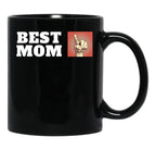 Best Mom Finger Black Coffee Mug, Gift Coffee Mug - Black