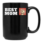 Best Mom Finger Black Coffee Mug, Gift Coffee Mug